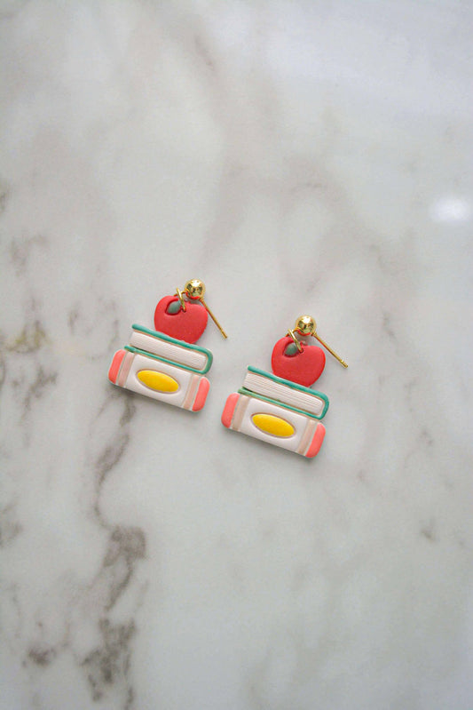 School Books Earrings