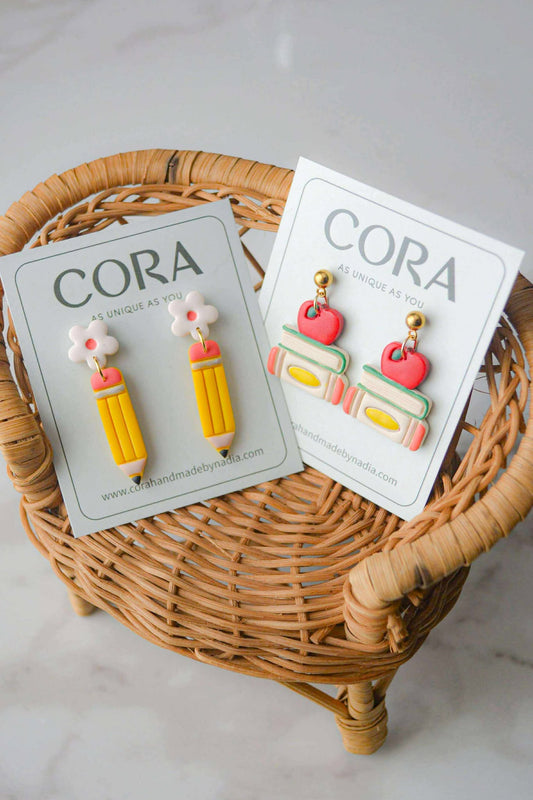 School Books Earrings