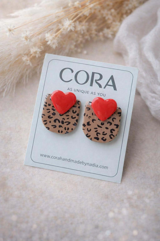 Leopard Studs