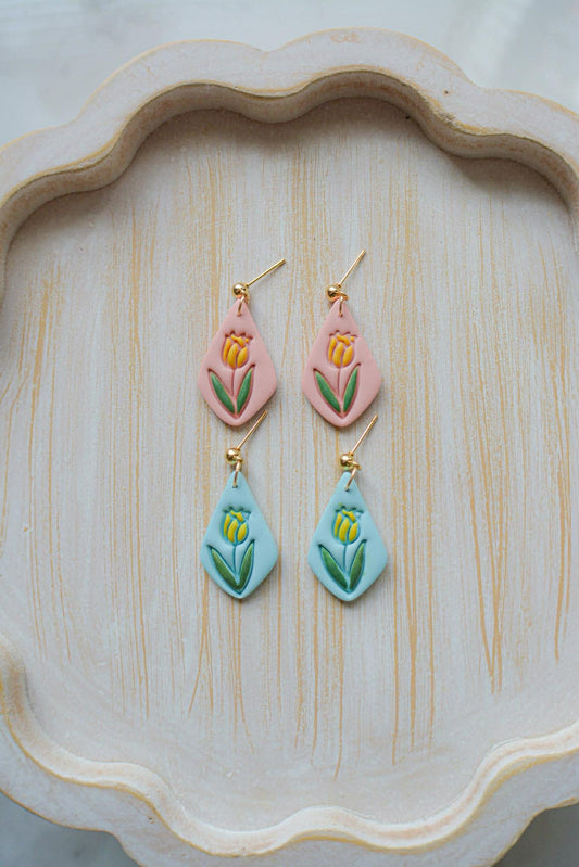 Tulip Stamp Dangle
